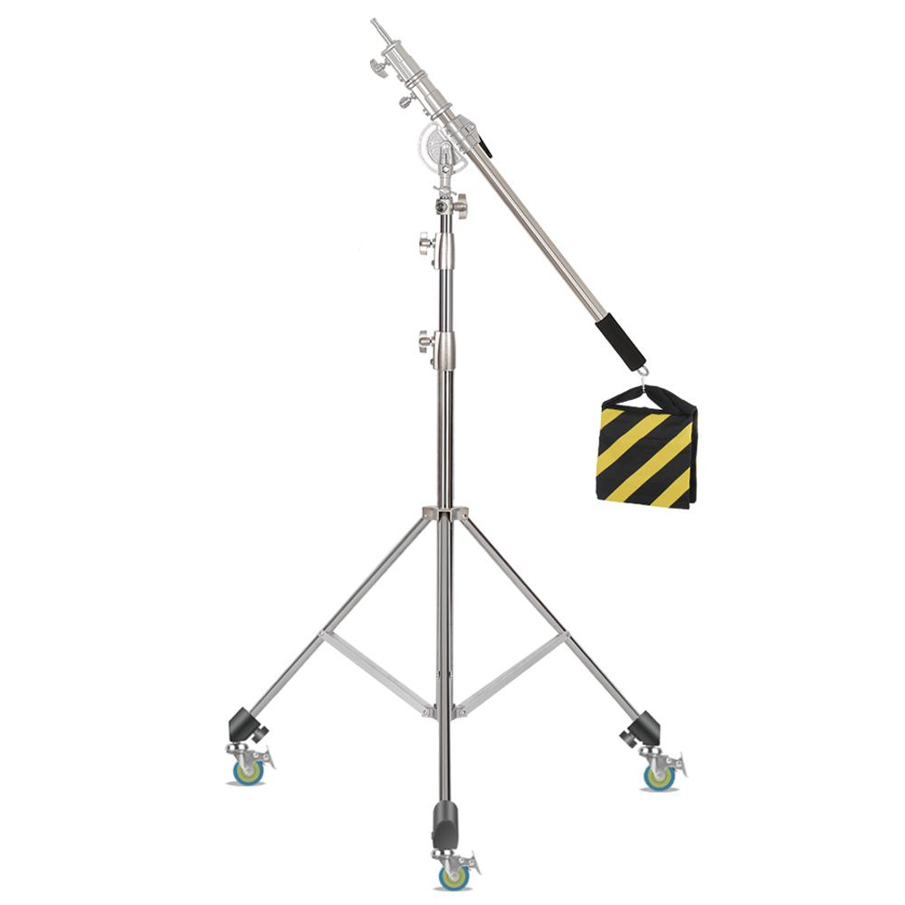 Photography Basics - SH 2.8M dudukan lampu baja tahan