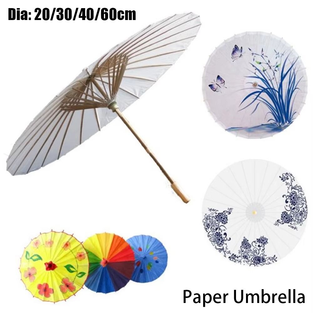 Photography Umbrella - 1 Buah Payung Kertas Diameter 20/30/40/60cm