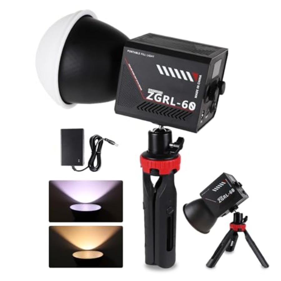 Photography Videos Free - Lampu Video LED COB 60W Portabel
