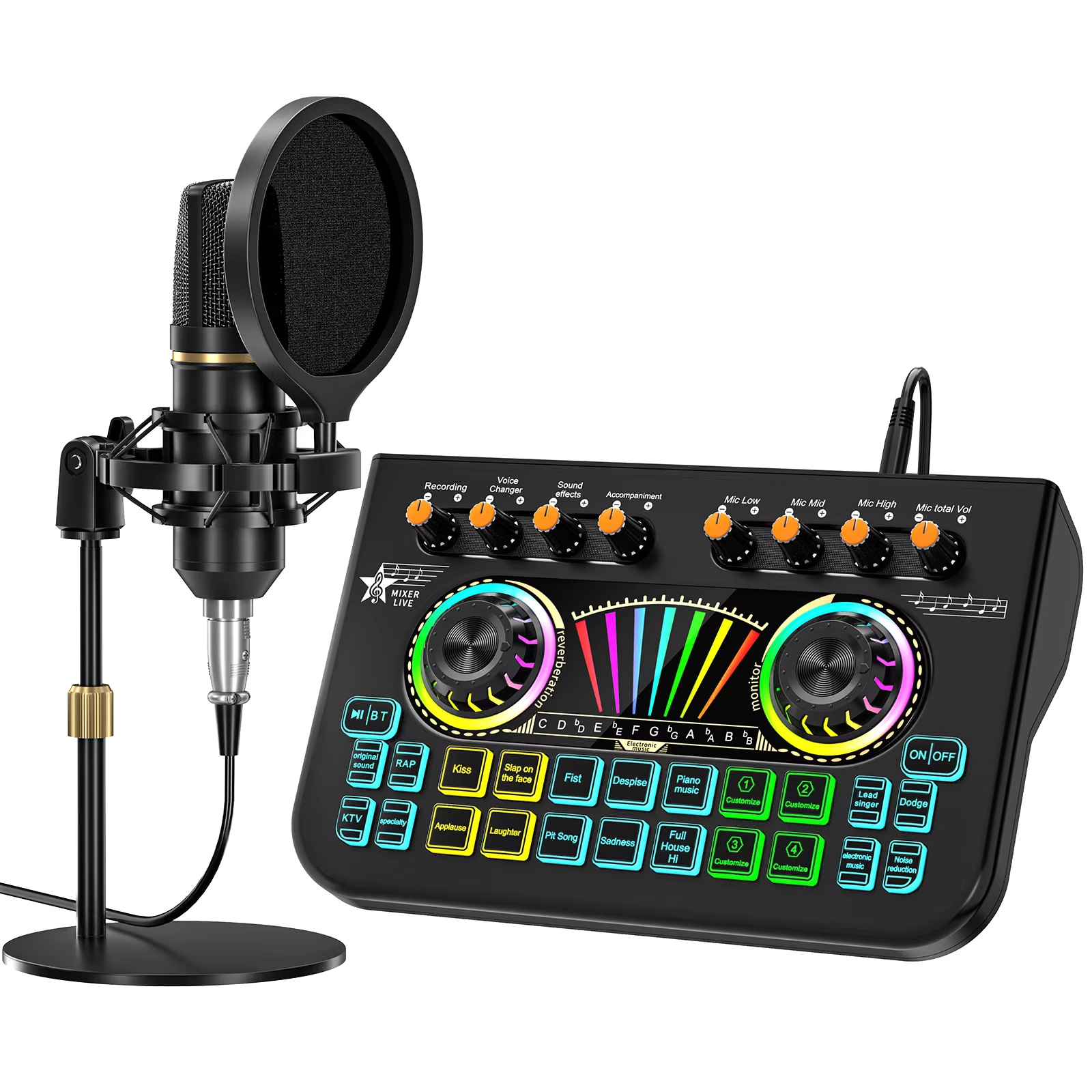 Photography Prompt - Tenlamp X3 BM800 Paket Mikrofon Podcast