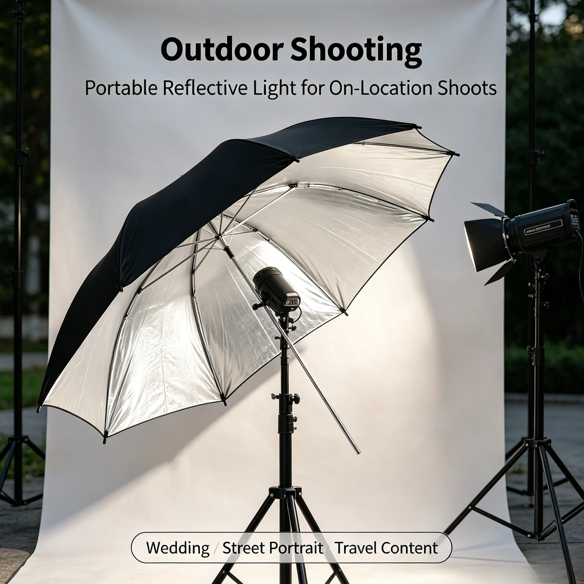 Payung Reflektif Hitam Tahan L - Photography Umbrella ulasan dan harga