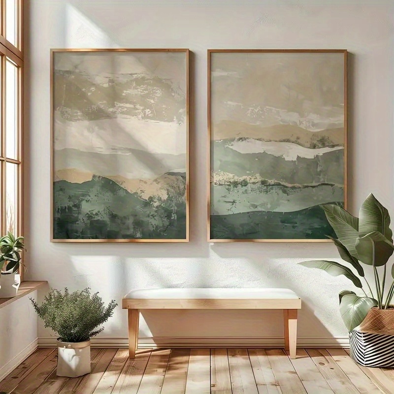 2 Buah/Set Poster Seni Dinding - Photography Geometry ulasan dan harga