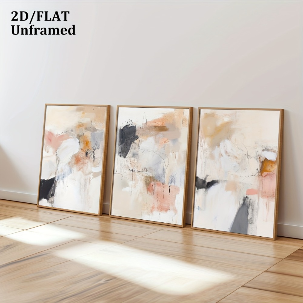 3 Buah Lukisan Seni Dekorasi D - Photography Geometry ulasan dan harga
