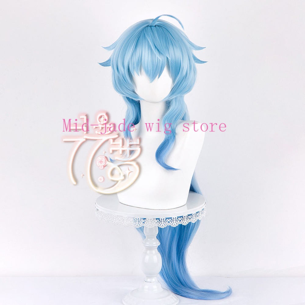 Wig Cosplay Ganyu dari Genshin - Photography Japanese ulasan dan harga