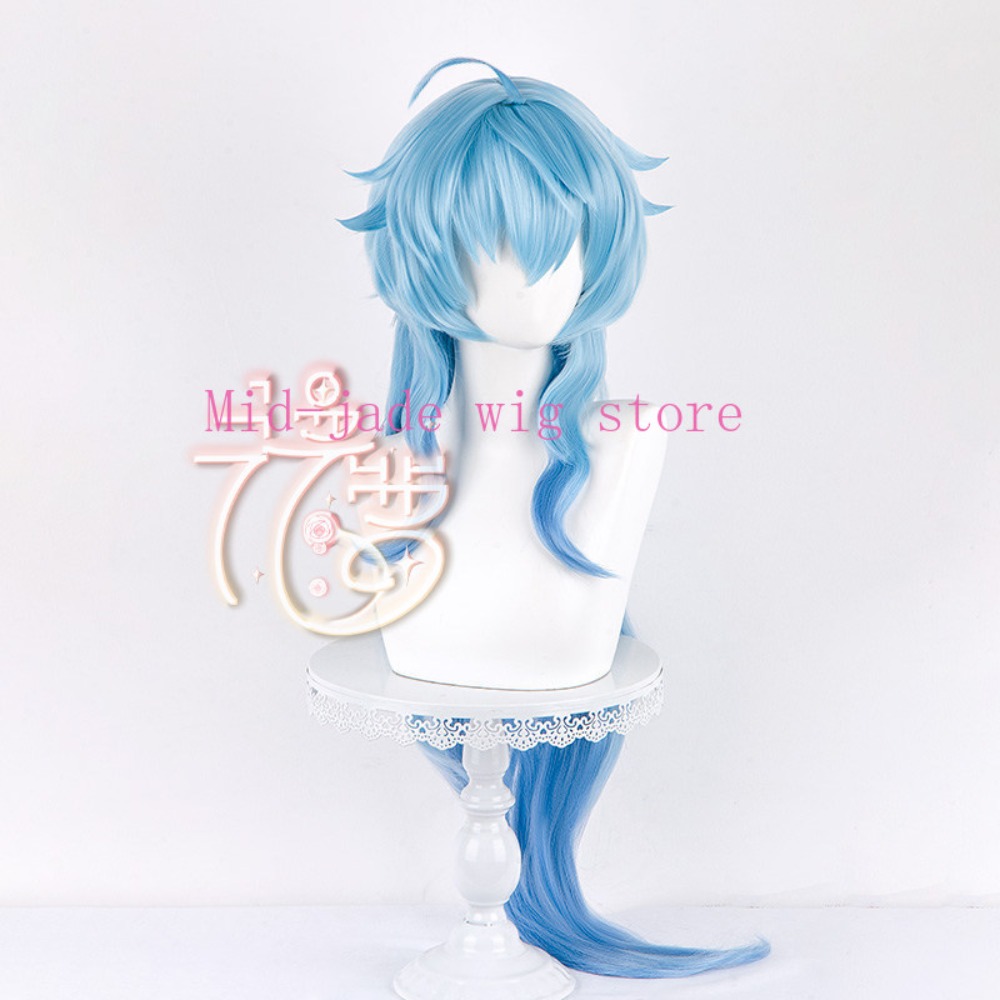 Wig Cosplay Ganyu dari Genshin - Photography Japanese ulasan dan harga