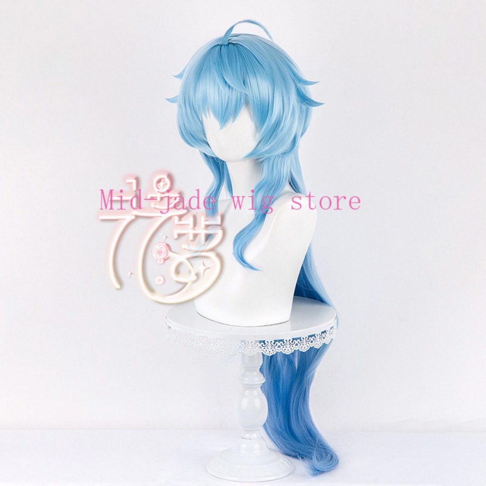 Wig Cosplay Ganyu dari Genshin - Photography Japanese ulasan dan harga