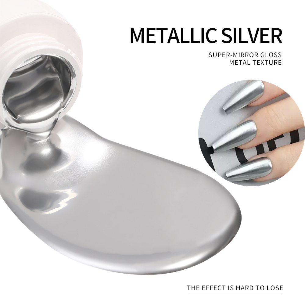 5ml Gel Kutek Metalik Perak Em - Photography Design ulasan dan harga