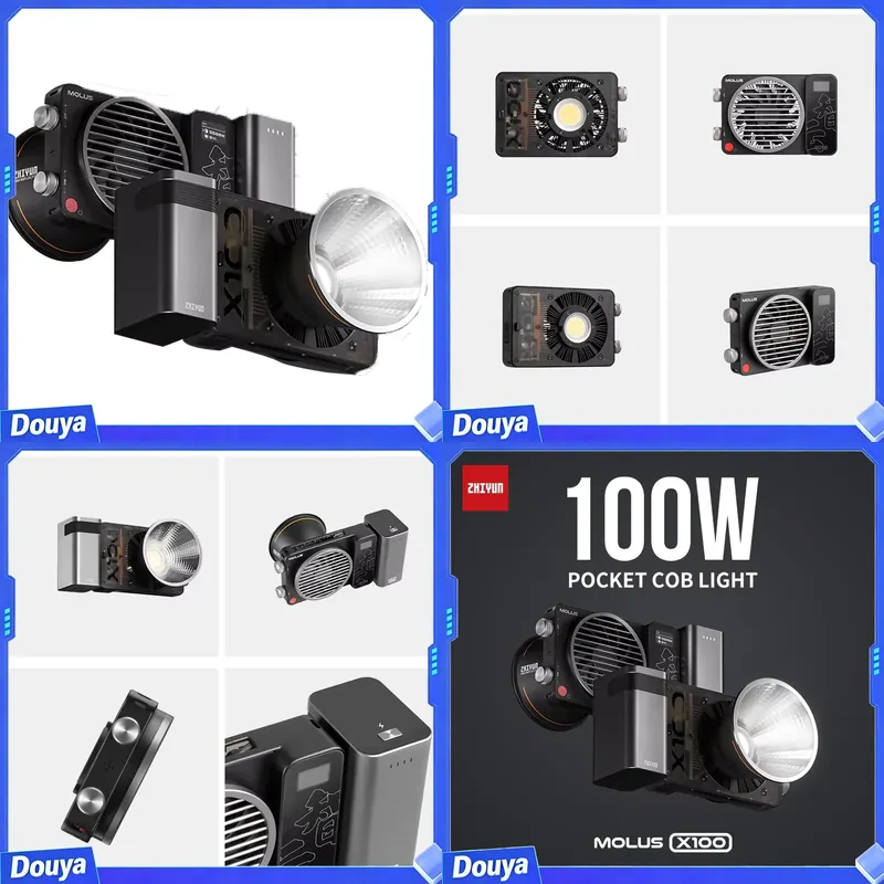 ZHIYUN Molus X100, Lampu LED C - Photography Videos Free ulasan dan harga