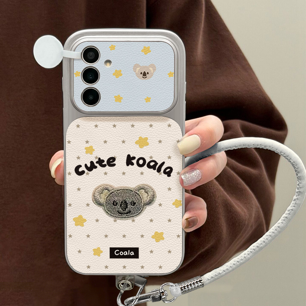 Casing Kulit PU Bergambar Koal - Camera Wrist Strap ulasan dan harga